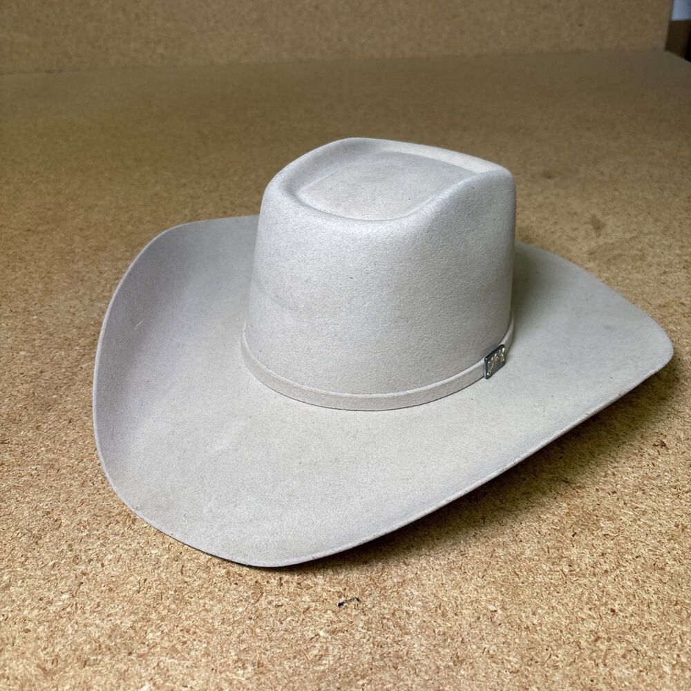 Brad Paisley by Serratelli Hat Company Bone 2X Felt Cowboy Hat Men's Size 6 1/2